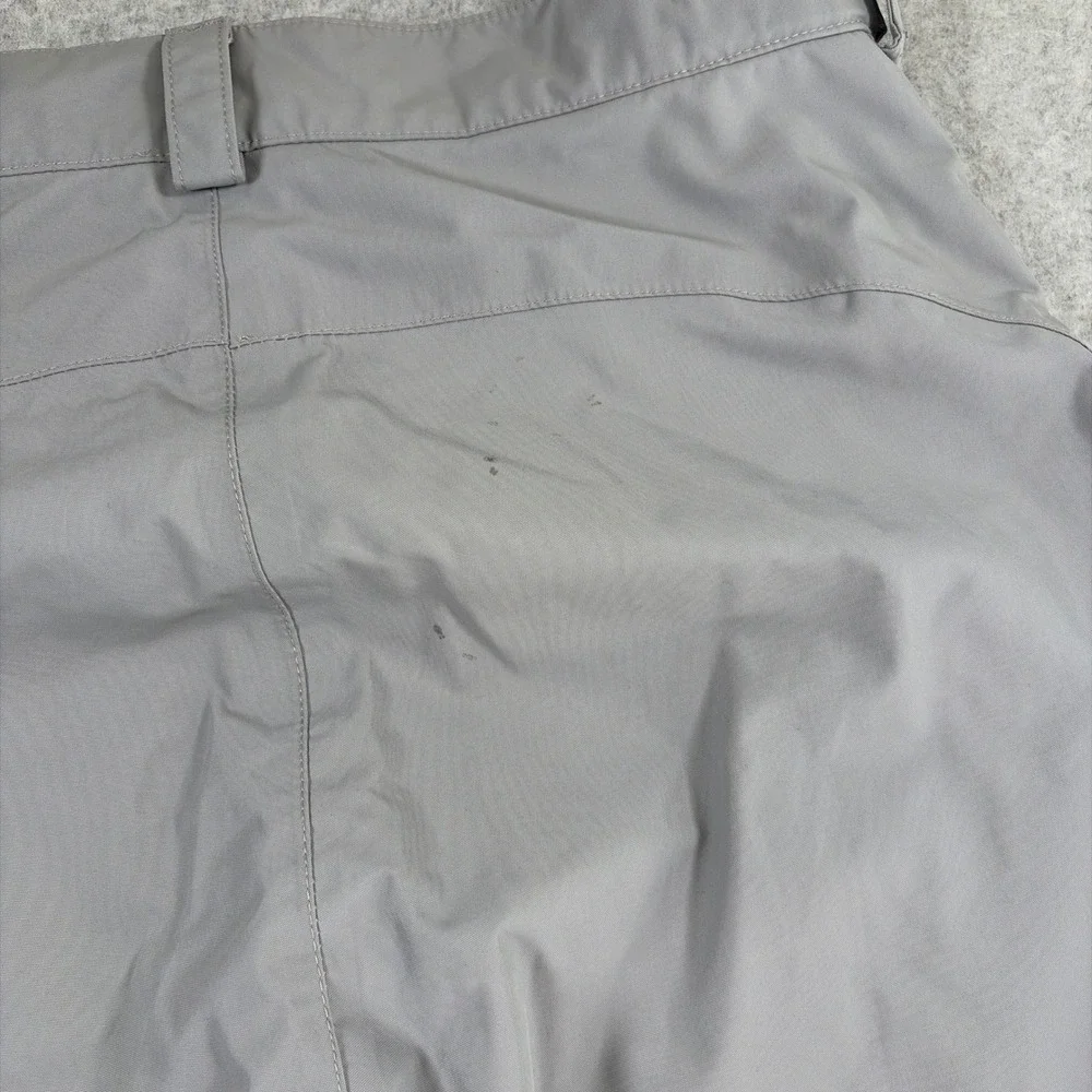 The North Face HyVent Snow Pants Mens Medium Long Gray Insulated Ski AHJK FLAW